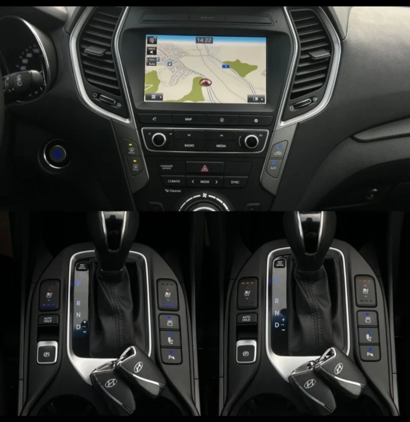 Hyundai Santa fe FULL PREMIUM 2.2CRDI 4WD, снимка 14 - Автомобили и джипове - 52743760