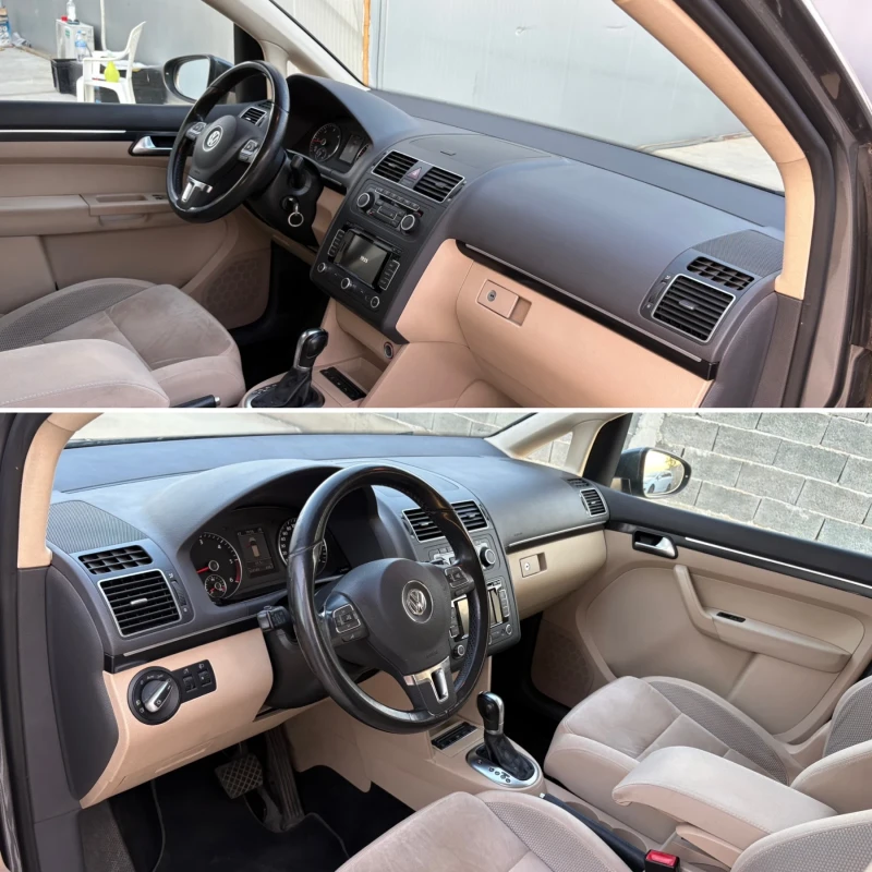 VW Touran 1.6 TDI* Automatic* Navi* Panorama* HighLine* EU5B, снимка 9 - Автомобили и джипове - 51307517