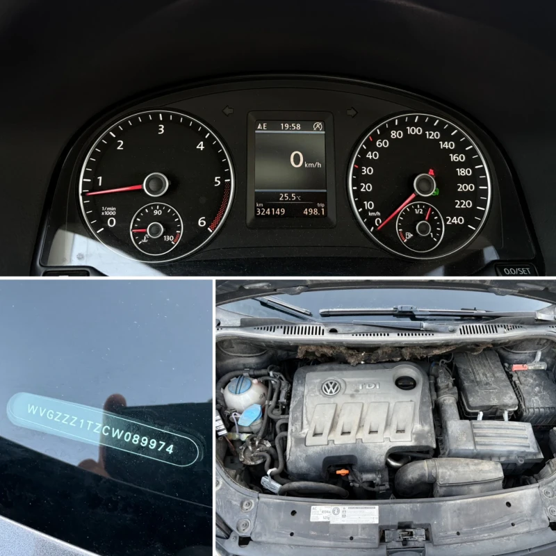 VW Touran 1.6 TDI* Automatic* Navi* Panorama* HighLine* EU5B, снимка 16 - Автомобили и джипове - 51307517