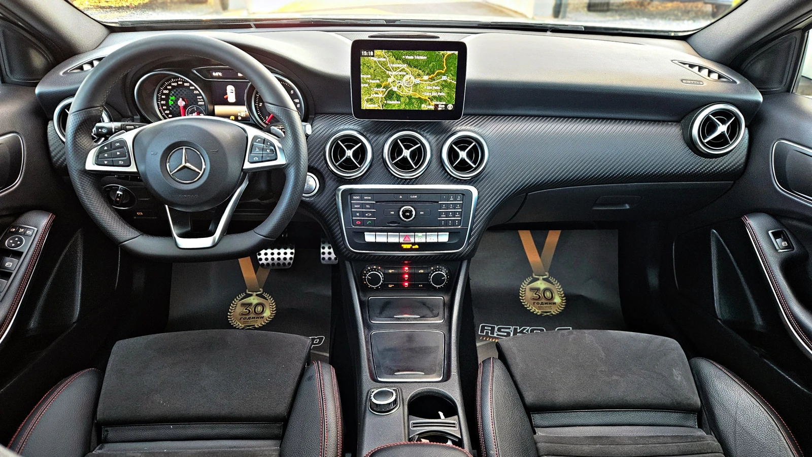 Mercedes-Benz A 180 AMG/FACE/LED/GERMANY/PANORAMA/CAMERA/CAR PLAY/LIZI - изображение 9