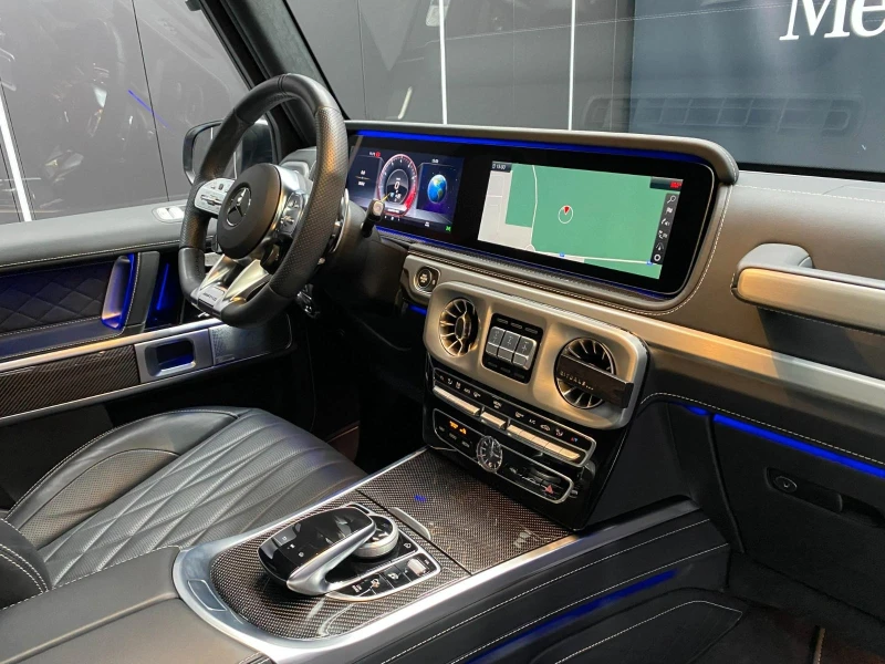 Mercedes-Benz G 63 AMG 4-MATIC MAGNO CARBON BURMESTER 360, снимка 12 - Автомобили и джипове - 52336763