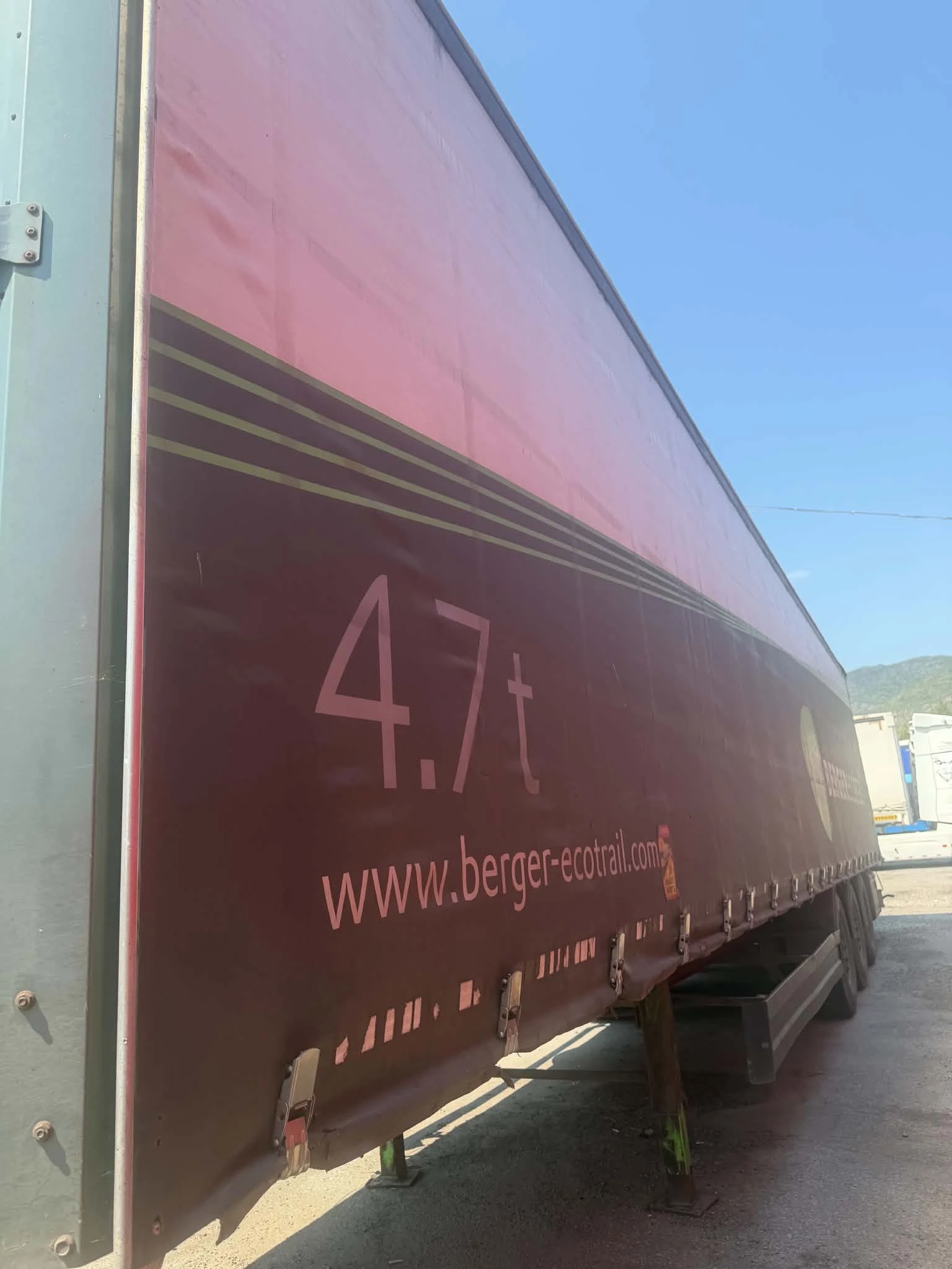 Полуремарке Berger САЛП 24 ЛТ, снимка 10 - Ремаркета - 55867954