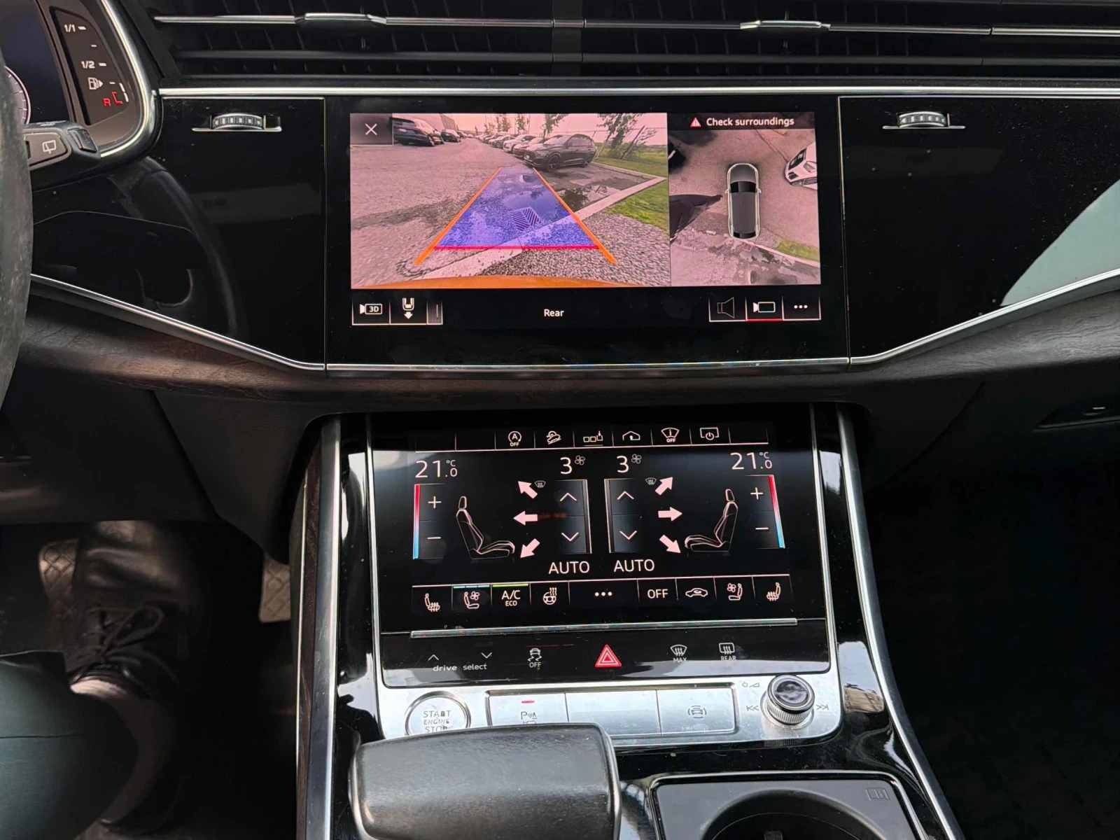 Audi Q8 Technik* 360* Шибидах* * B&O* HUD* Обдухване* 2клю, снимка 8 - Автомобили и джипове - 55473282