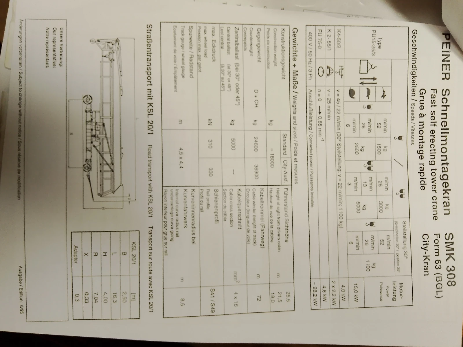 Кулокранове Друга Peiner SMK 308 - изображение 2