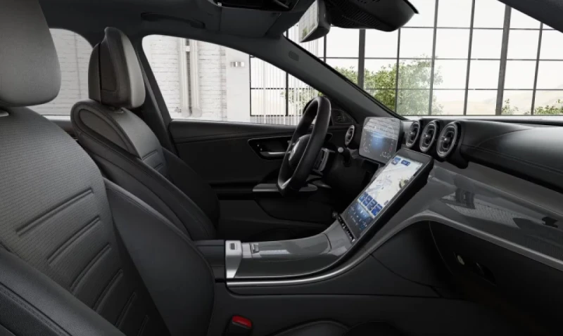 Mercedes-Benz C 300 e/AMG-PREMIUM/313HP/BURM3D/NIGHT/PANO/741fpr, снимка 10 - Автомобили и джипове - 51692948