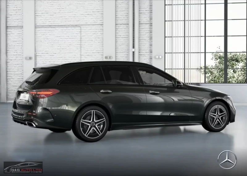 Mercedes-Benz C 300 e/AMG-PREMIUM/313HP/BURM3D/NIGHT/PANO/741fpr, снимка 5 - Автомобили и джипове - 51692948