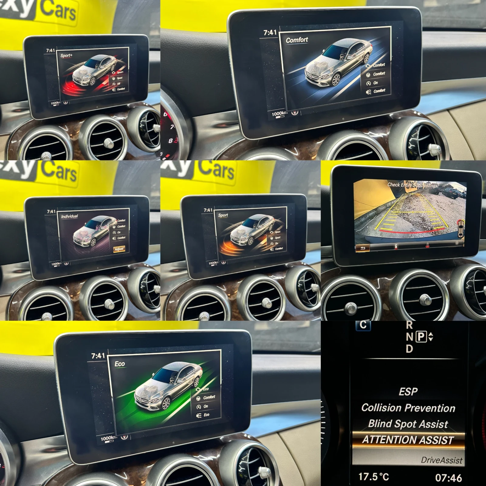 Mercedes-Benz C 300 AMG-LINE/190k/Регистриран/4matic, снимка 13 - Автомобили и джипове - 54160072