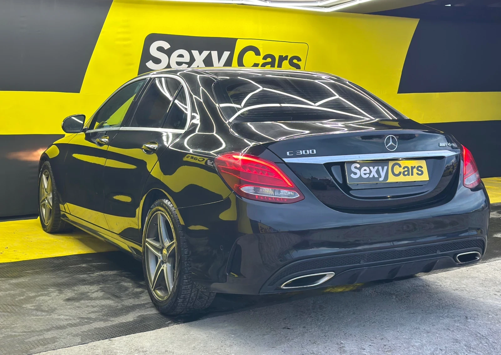 Mercedes-Benz C 300 AMG-LINE/190k/Регистриран/4matic, снимка 8 - Автомобили и джипове - 54160072