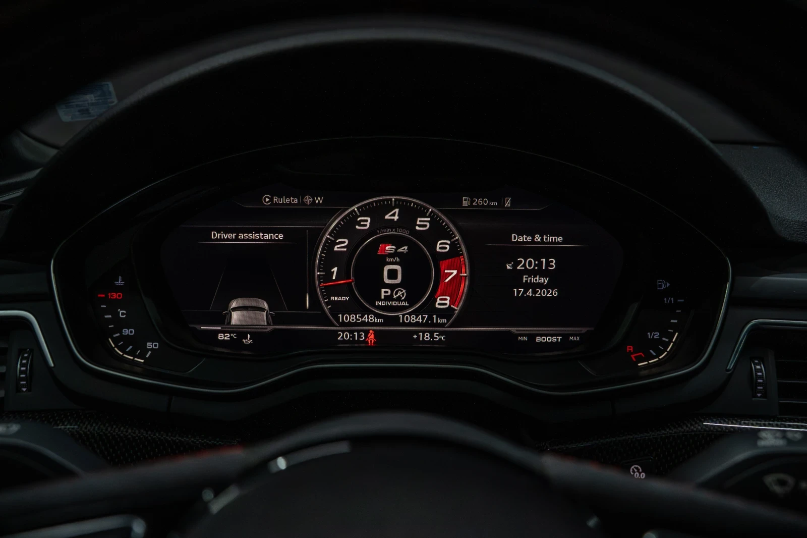 Audi S4 3.0 TFSI /QUATTRO/CARBON PACK/B&O/360 CAMERA /109k, снимка 17 - Автомобили и джипове - 54667769