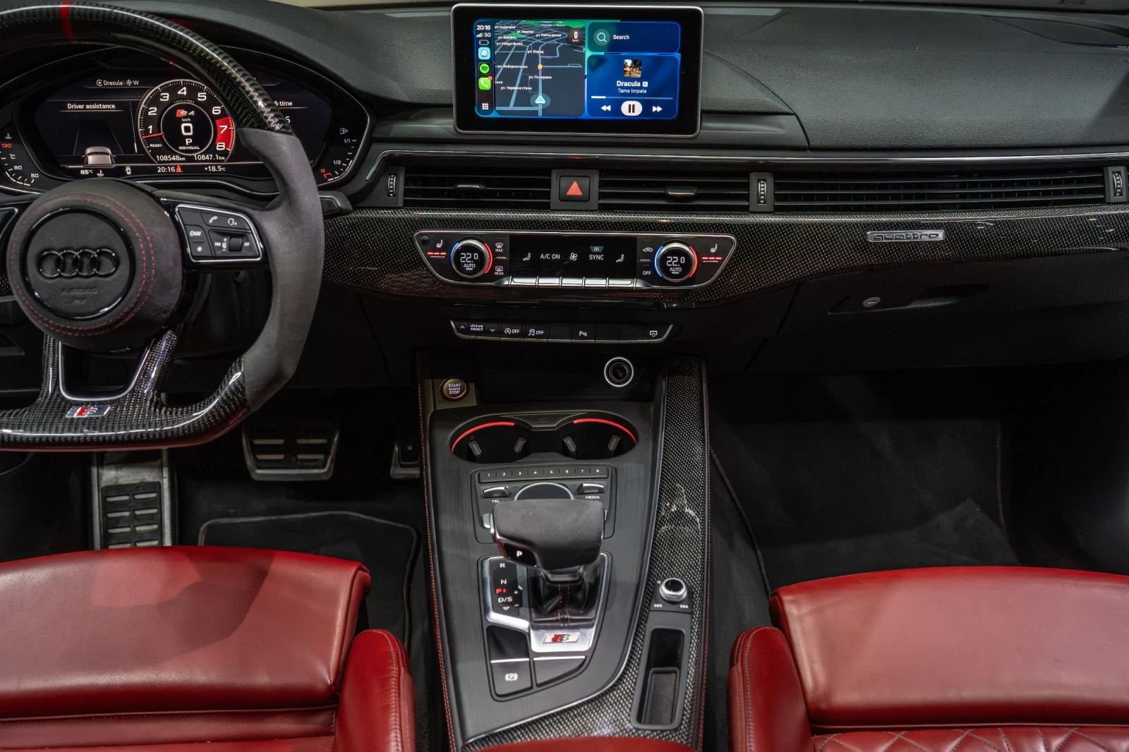 Audi S4 3.0 TFSI /QUATTRO/CARBON PACK/B&O/360 CAMERA /109k, снимка 8 - Автомобили и джипове - 54667769