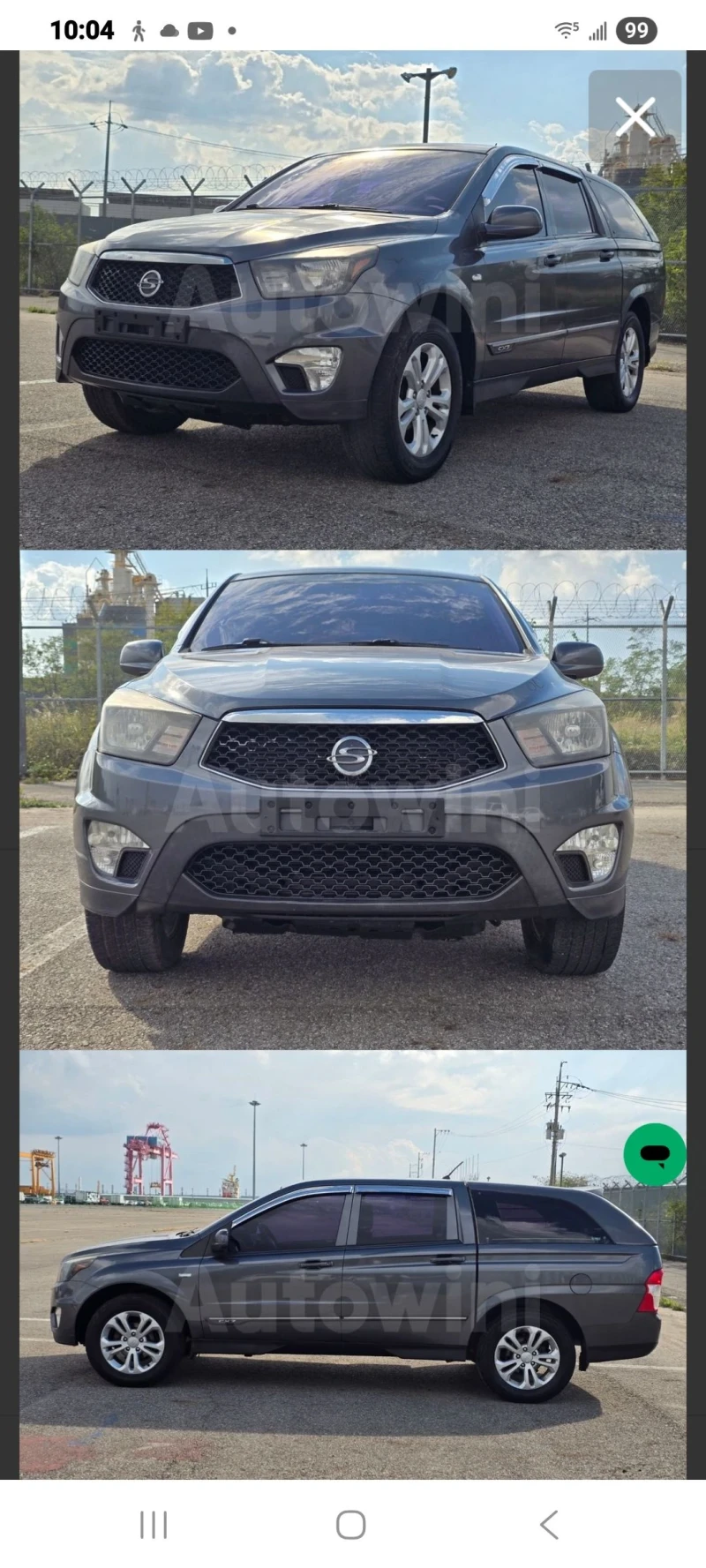 SsangYong Korando Sports Корандо CX-7спорт 4x4 два броя имам на изплащане, снимка 3 - Автомобили и джипове - 52378839