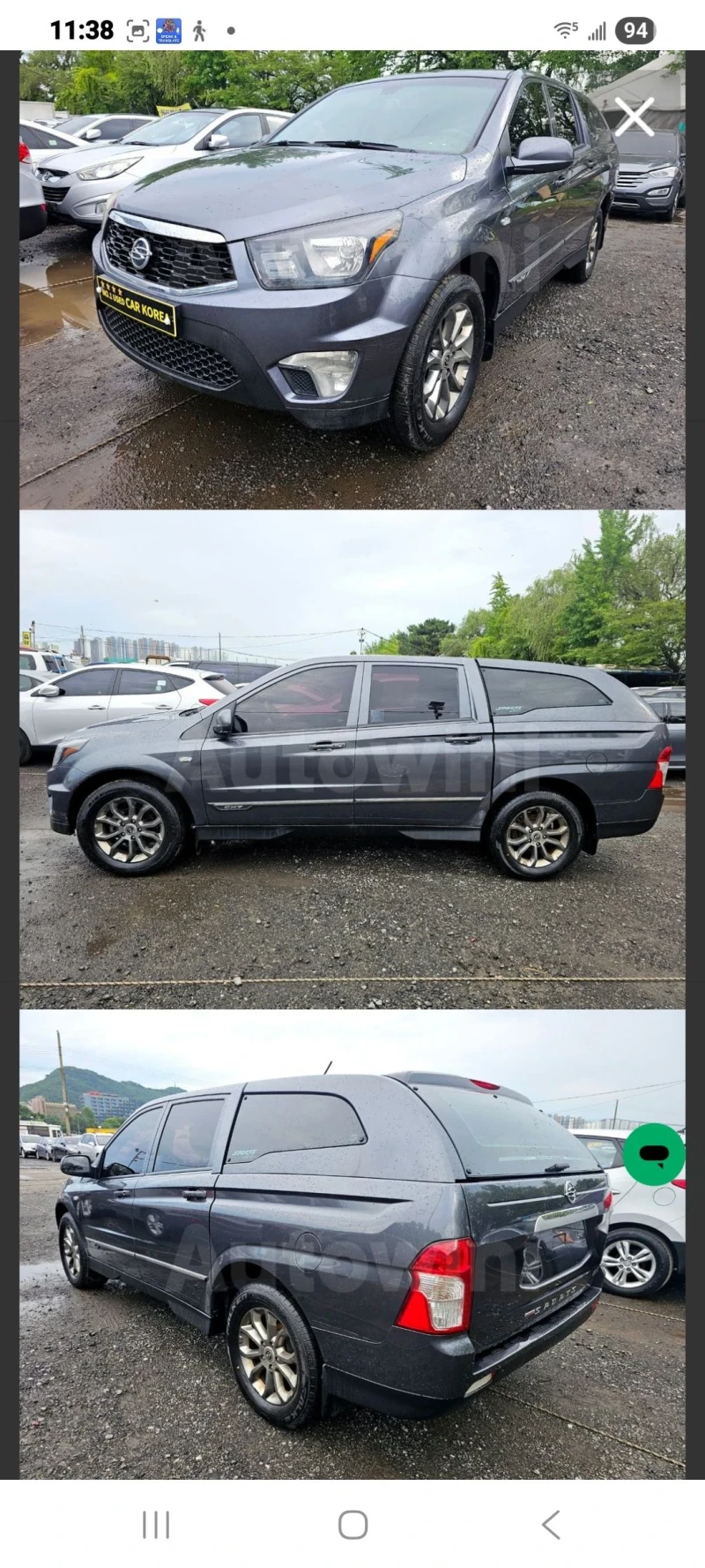 SsangYong Korando Sports Корандо CX-7спорт 4x4 два броя имам на изплащане, снимка 17 - Автомобили и джипове - 52378839