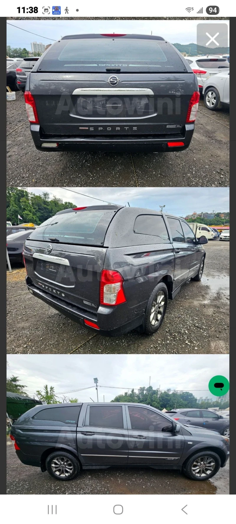 SsangYong Korando Sports Корандо CX-7спорт 4x4 два броя имам на изплащане, снимка 2 - Автомобили и джипове - 52378839