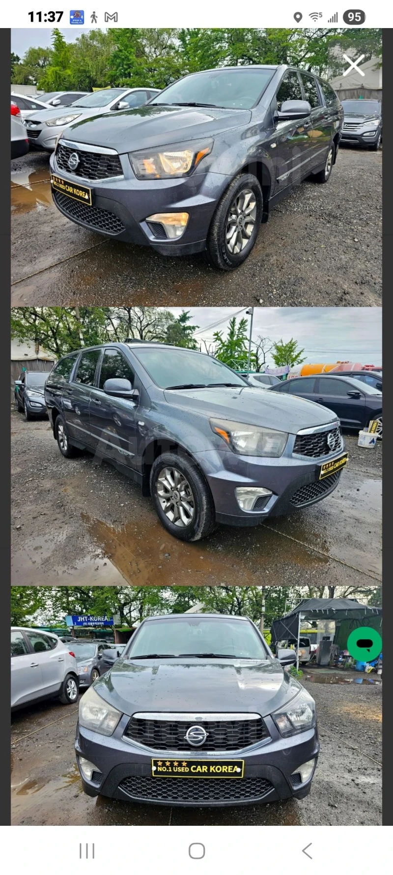 SsangYong Korando Sports Корандо CX-7спорт 4x4 два броя имам на изплащане, снимка 5 - Автомобили и джипове - 52378839