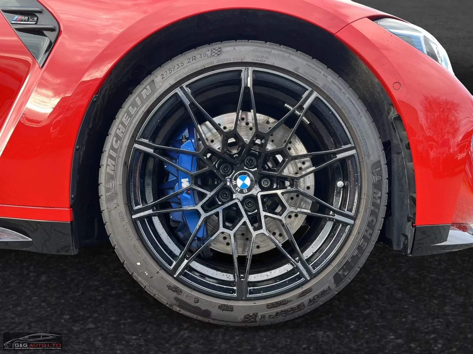 BMW M3 COMPETITION/510HP/xDRIVE/CAM/HUD/H&K/369z, снимка 7 - Автомобили и джипове - 54366827