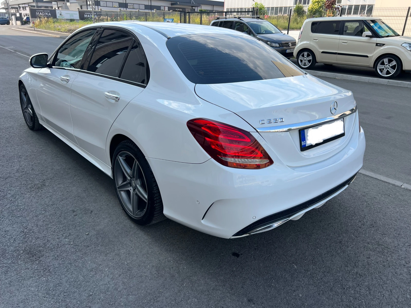 Mercedes-Benz C 220 CDI AMG FULL LED HEAD UP KEYLESS GO BURMESTER, снимка 5 - Автомобили и джипове - 55149482