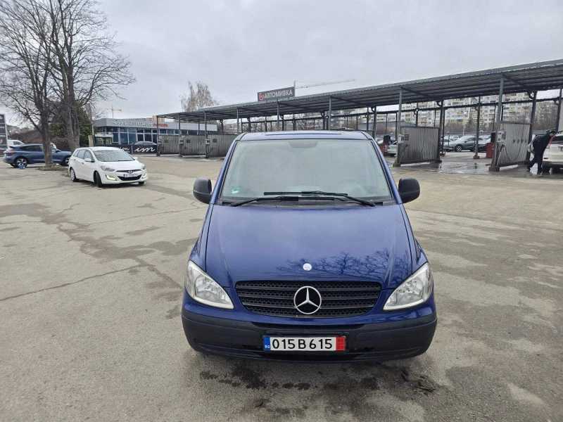 Mercedes-Benz Vito 111/CDI, 9места, Климатик, Дълга база, снимка 2 - Бусове и автобуси - 53493190