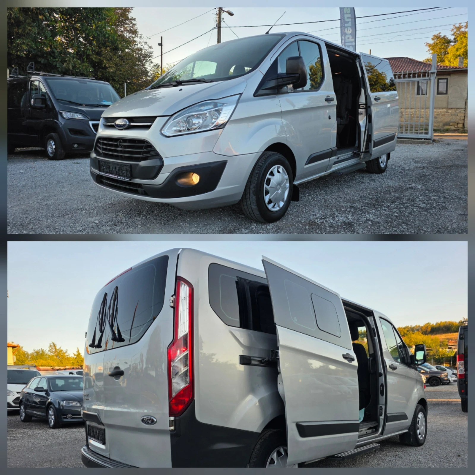 Ford Transit Custom 2.2tdci 8+ 1 Дълга база, снимка 5 - Бусове и автобуси - 56135534