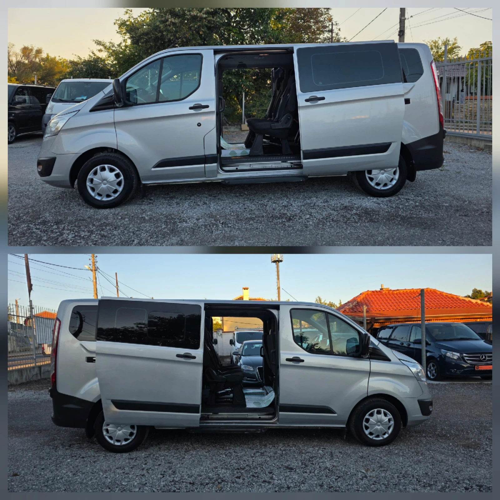 Ford Transit Custom 2.2tdci 8+ 1 Дълга база, снимка 7 - Бусове и автобуси - 56135534