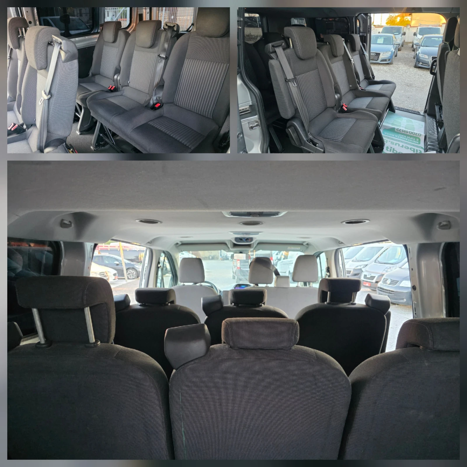 Ford Transit Custom 2.2tdci 8+ 1 Дълга база, снимка 14 - Бусове и автобуси - 56135534