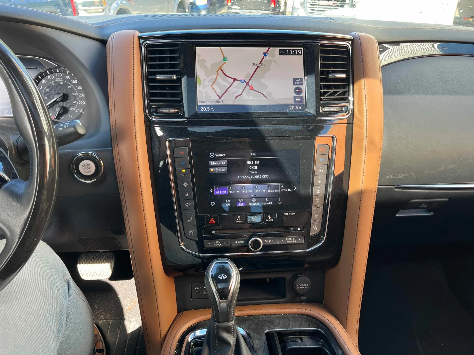 Infiniti QX80 AWD* Обдух* Подгрев* 360* BOSE Perf* M.Точка, снимка 9 - Автомобили и джипове - 56318942