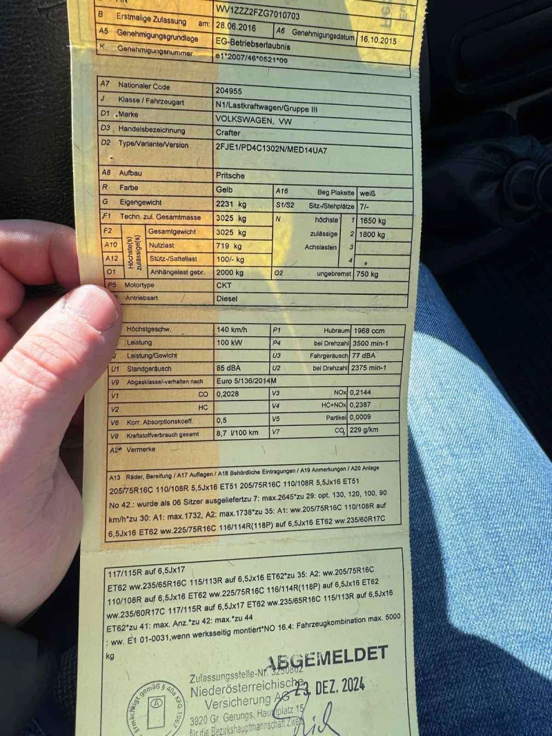 VW Crafter 68000 км!!! Перфектен 2.0 Tdi - 140 к.с!!!, снимка 15 - Бусове и автобуси - 51874532