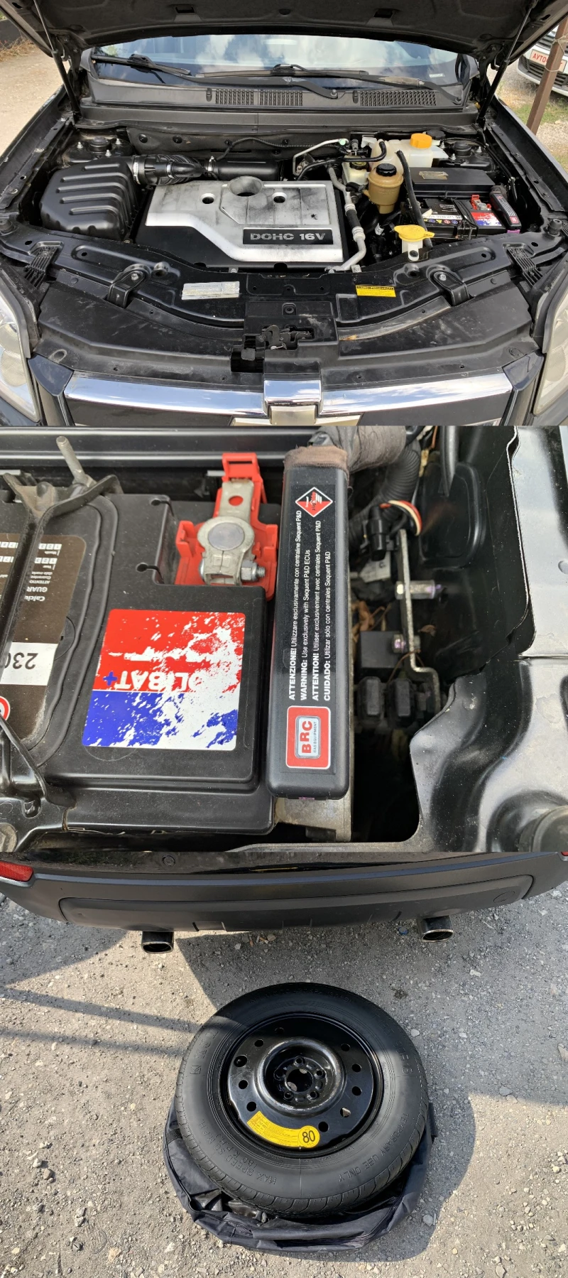 Chevrolet Captiva 2.4i ГАЗОВ ИНЖЕКЦИОН 6+ 1М, снимка 16 - Автомобили и джипове - 51345097