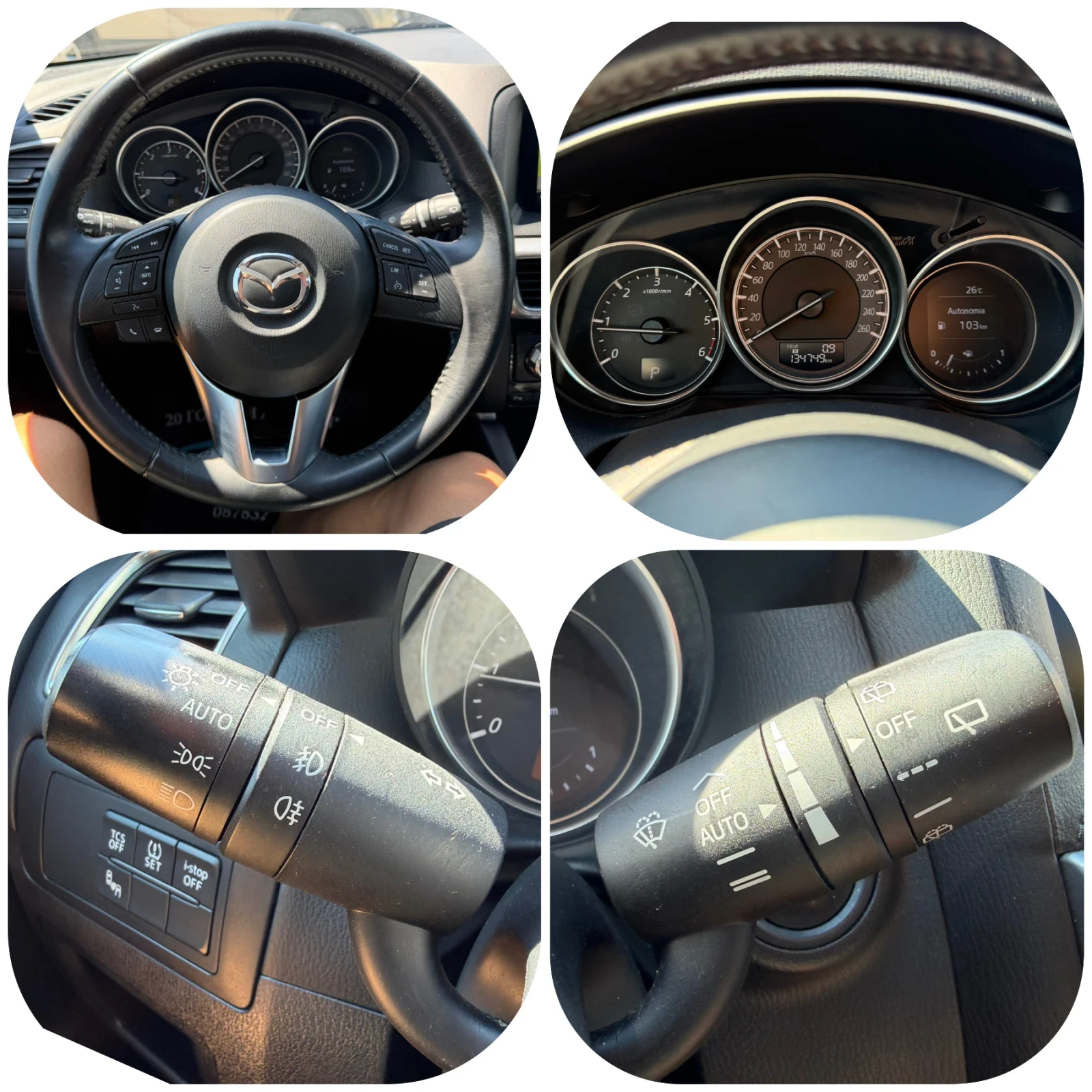 Mazda CX-5 2.2Skyactiv-D 135 000KM/AVTOMAT/LED/NAVI, снимка 12 - Автомобили и джипове - 55741269