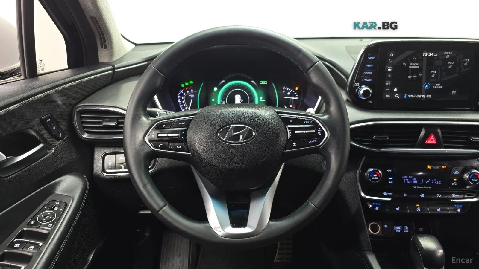 Hyundai Santa fe 2.0T* 4WD* INSPIRATION* ПОДГР* ОБДУХ* 360* HEAD-UP, снимка 12 - Автомобили и джипове - 55978617