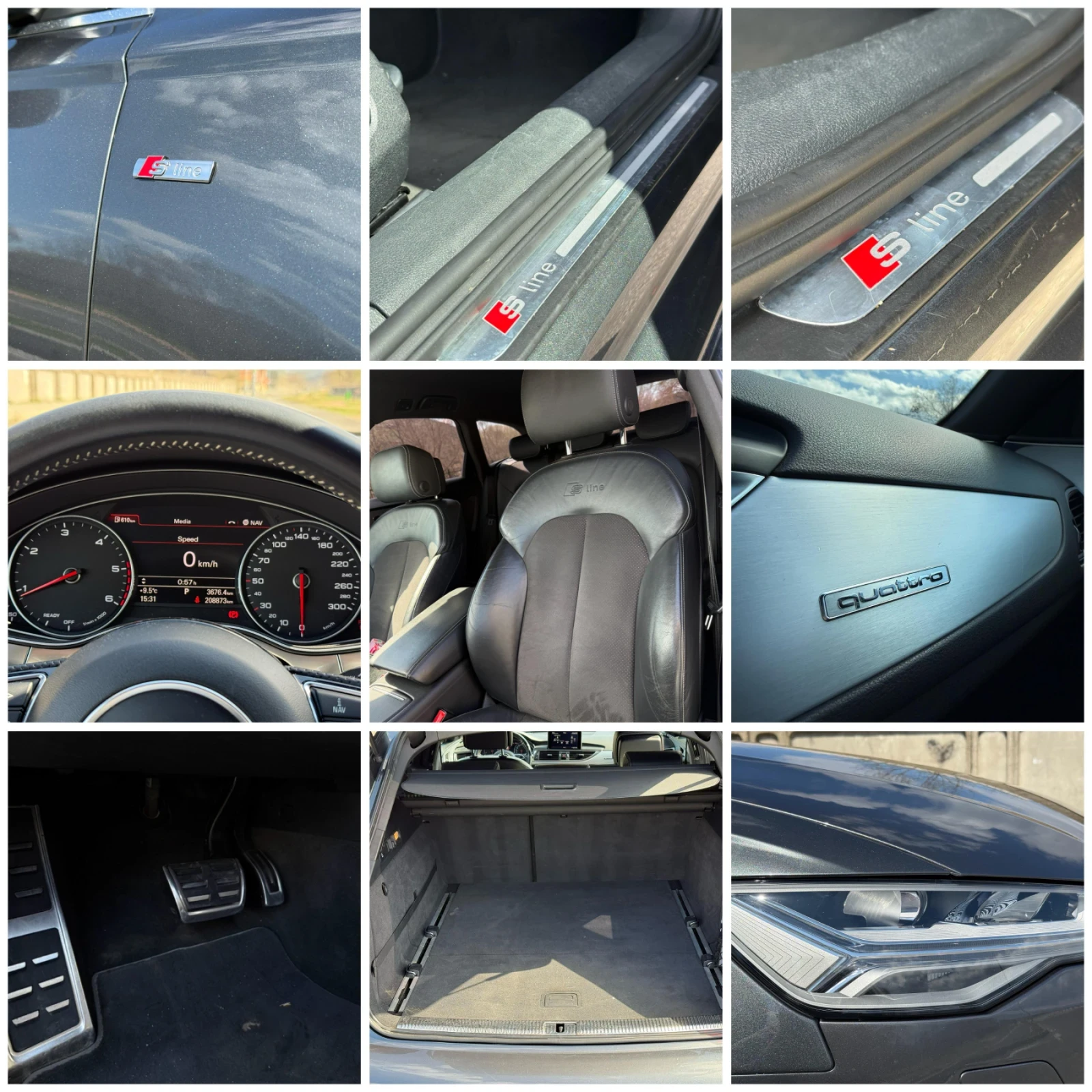 Audi A6 Matrix | QUATTRO | S-Line, снимка 12 - Автомобили и джипове - 54148758