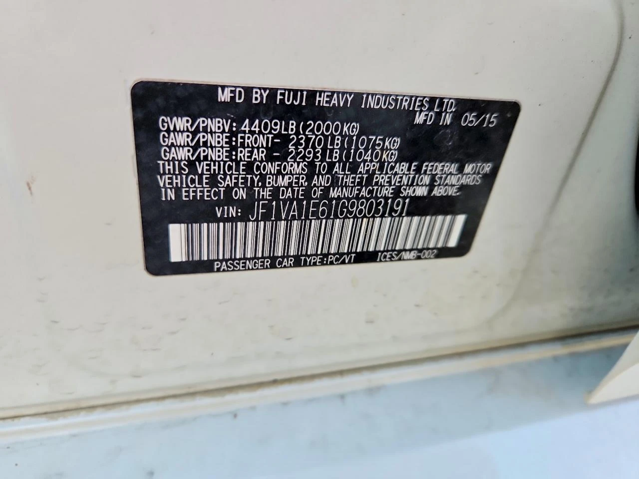 Subaru WRX 2.0l Premium, снимка 12 - Автомобили и джипове - 56134981