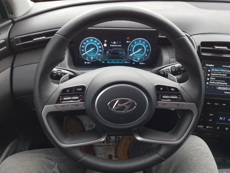 Hyundai Tucson 1.6 FULL-HYBRID/ЕВРОПЕЙСКА ГАРАНЦИЯ ДО 2029, снимка 12 - Автомобили и джипове - 53001328