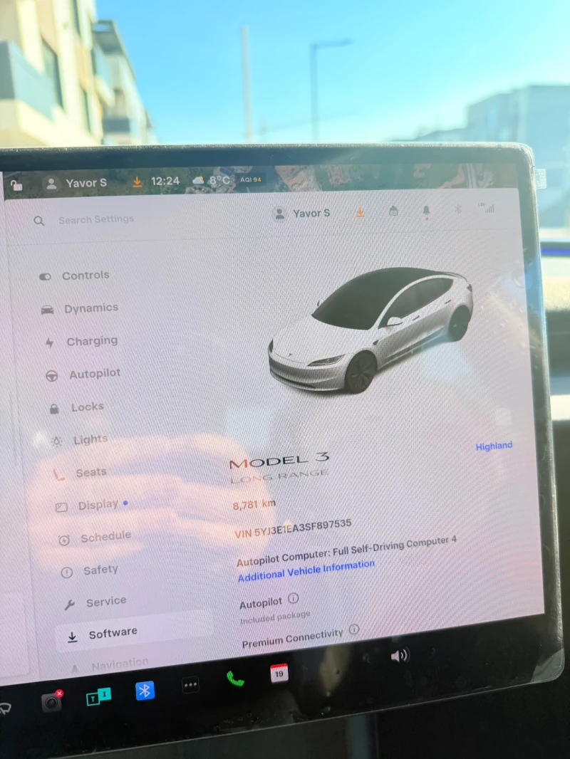 Tesla Model 3 Highland 2025 Long Range Гаранция до 2032, снимка 10 - Автомобили и джипове - 52847294