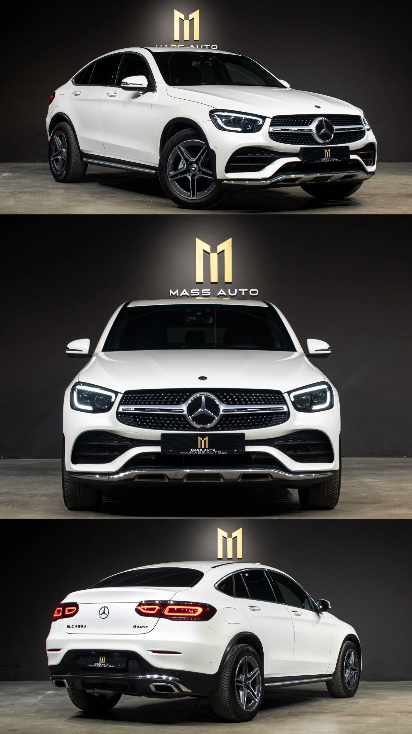 Mercedes-Benz GLC 400 d/Coupe/AMG/4Matic/ПълнаСервизнаИстория, снимка 2 - Автомобили и джипове - 55090793