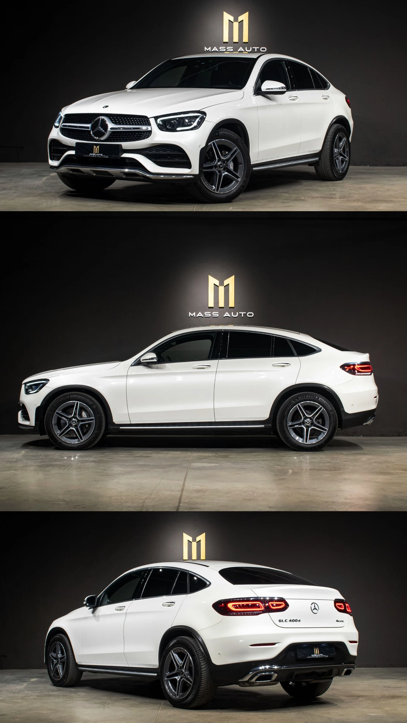 Mercedes-Benz GLC 400 d/Coupe/AMG/4Matic/ПълнаСервизнаИстория, снимка 3 - Автомобили и джипове - 55090793