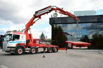 Scania R 520  КРАН  FASSI - 33.5 метра, снимка 3 - Камиони - 48075447