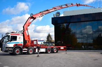 Scania R 520  КРАН  FASSI - 33.5 метра, снимка 4 - Камиони - 48075447