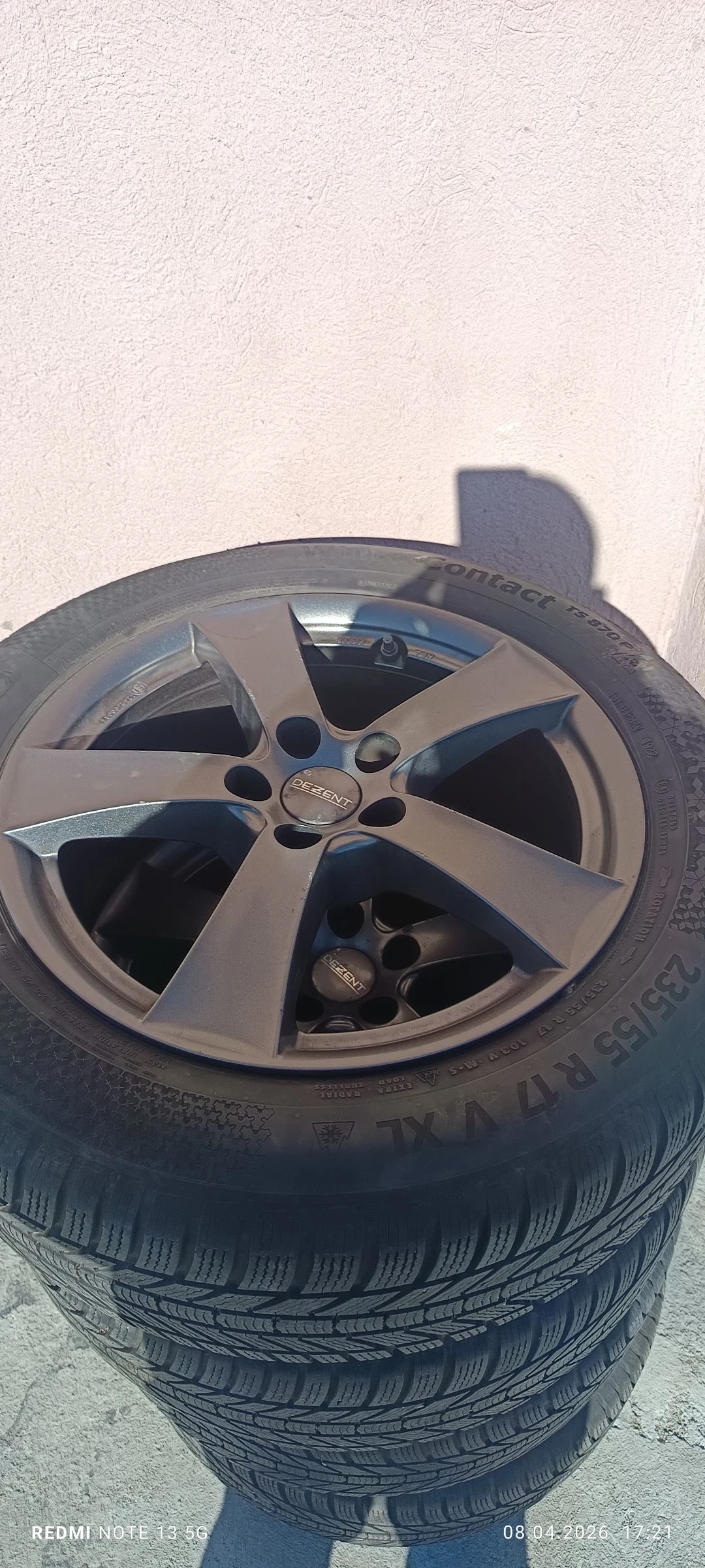 Гуми с джанти Continental 235/55R17, снимка 3 - Гуми и джанти - 54147311