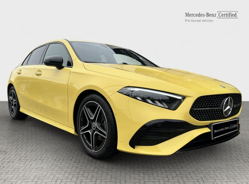 Mercedes-Benz A 180 AMG Line/Гаранция/Дигитално/Дистроник/Мъртъв ъгъл, снимка 4 - Автомобили и джипове - 53218971