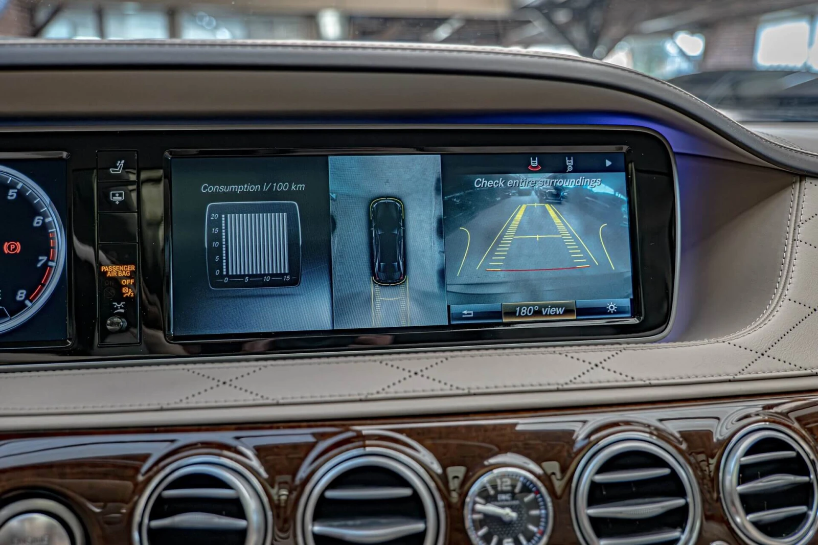 Mercedes-Benz S 500 Maybach/RSE/Burmester/Обдухване/Дистроник/Exclusiv, снимка 16 - Автомобили и джипове - 54937419