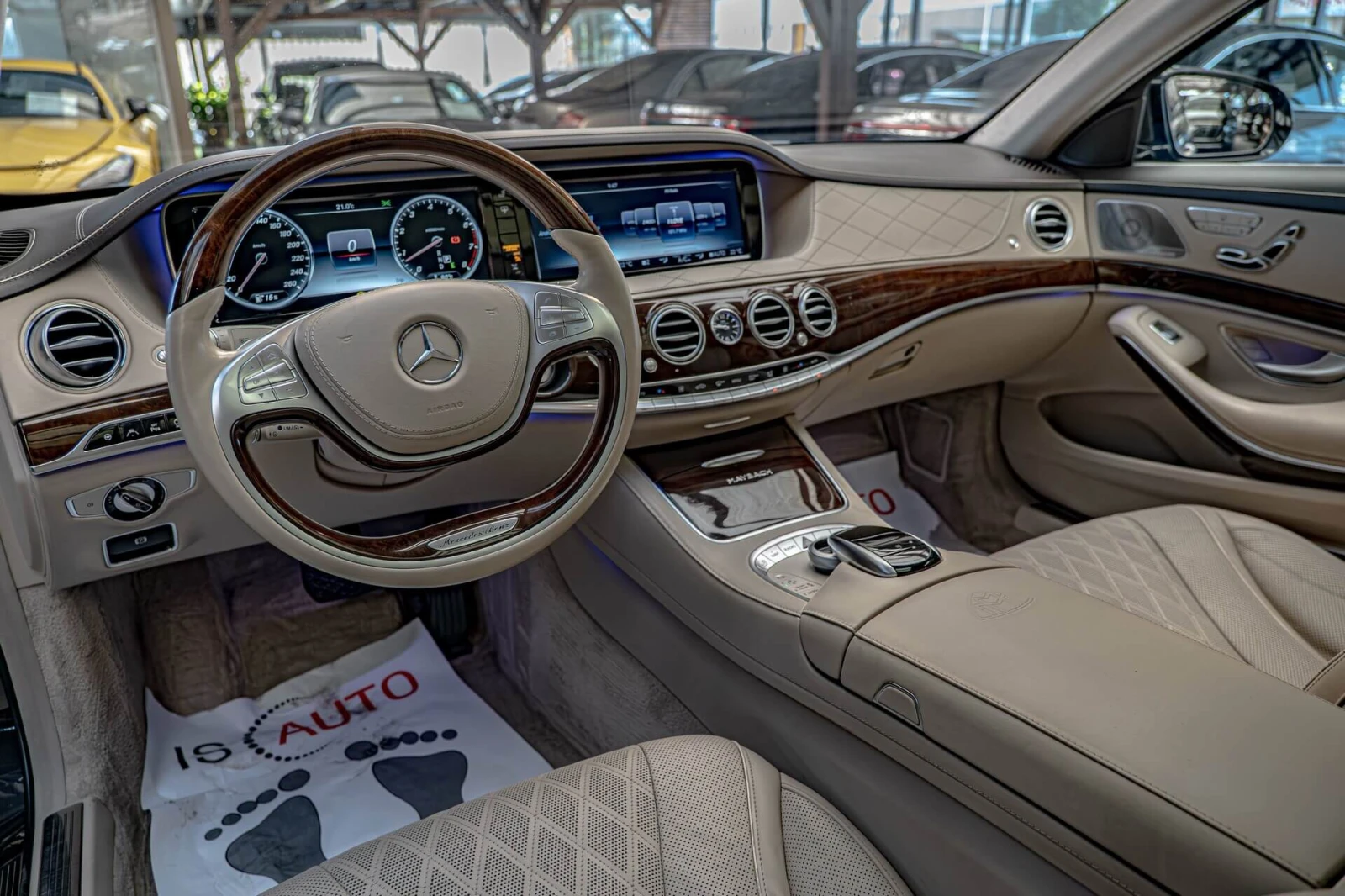 Mercedes-Benz S 500 Maybach/RSE/Burmester/Обдухване/Дистроник/Exclusiv, снимка 8 - Автомобили и джипове - 54937419