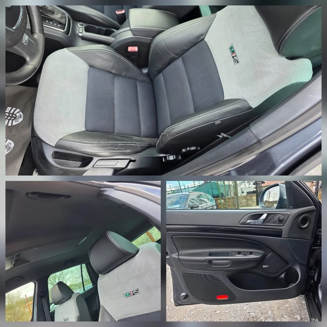 Skoda Octavia 2.0TDI 170K.C. VRS / АВТОМАТ / ПОЛУ КОЖА , снимка 12 - Автомобили и джипове - 54086113