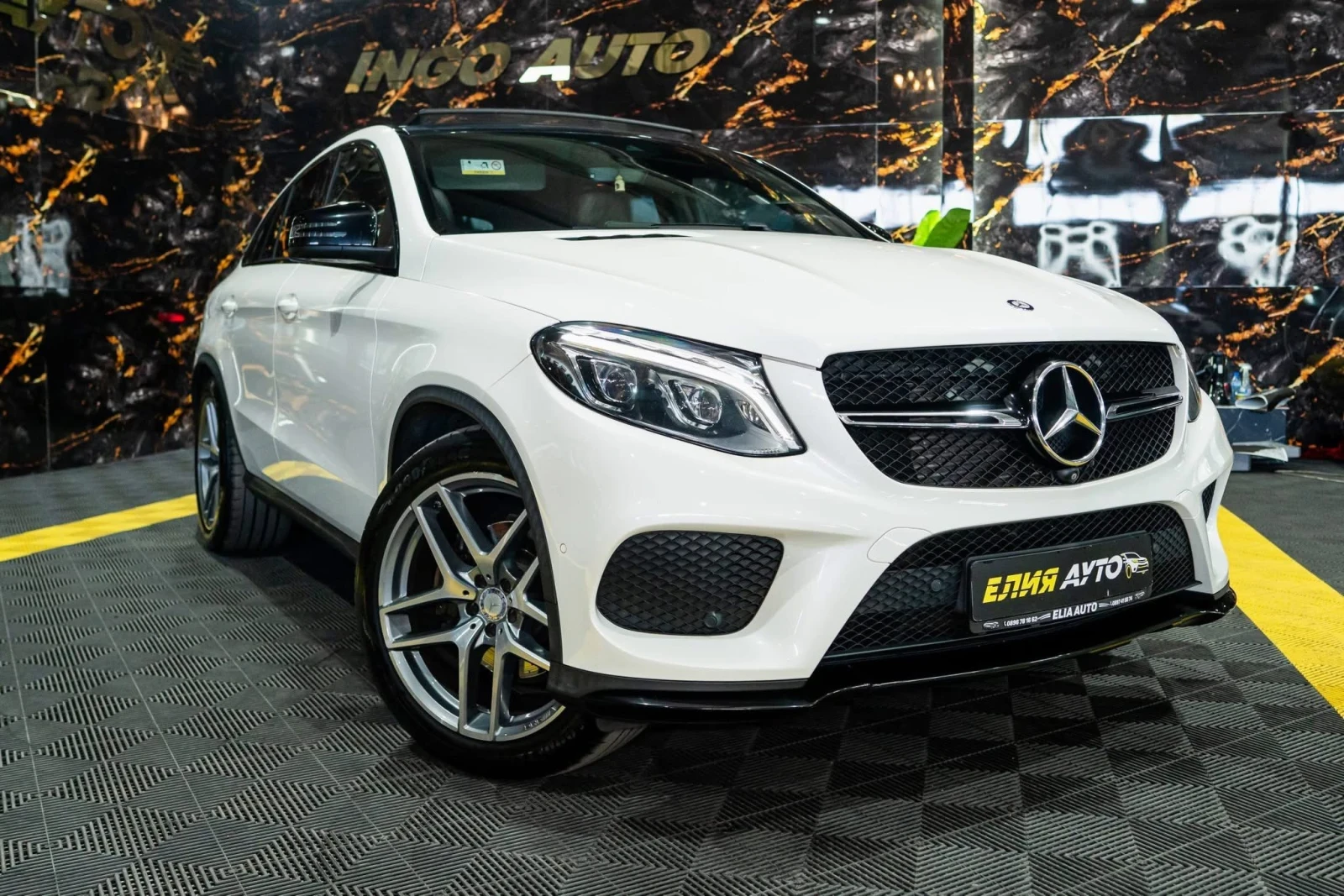 Mercedes-Benz GLE 350 D COUPE AMG LINE LED ПАНО H&K ЛИЗИНГ 100%, снимка 4 - Автомобили и джипове - 56201552