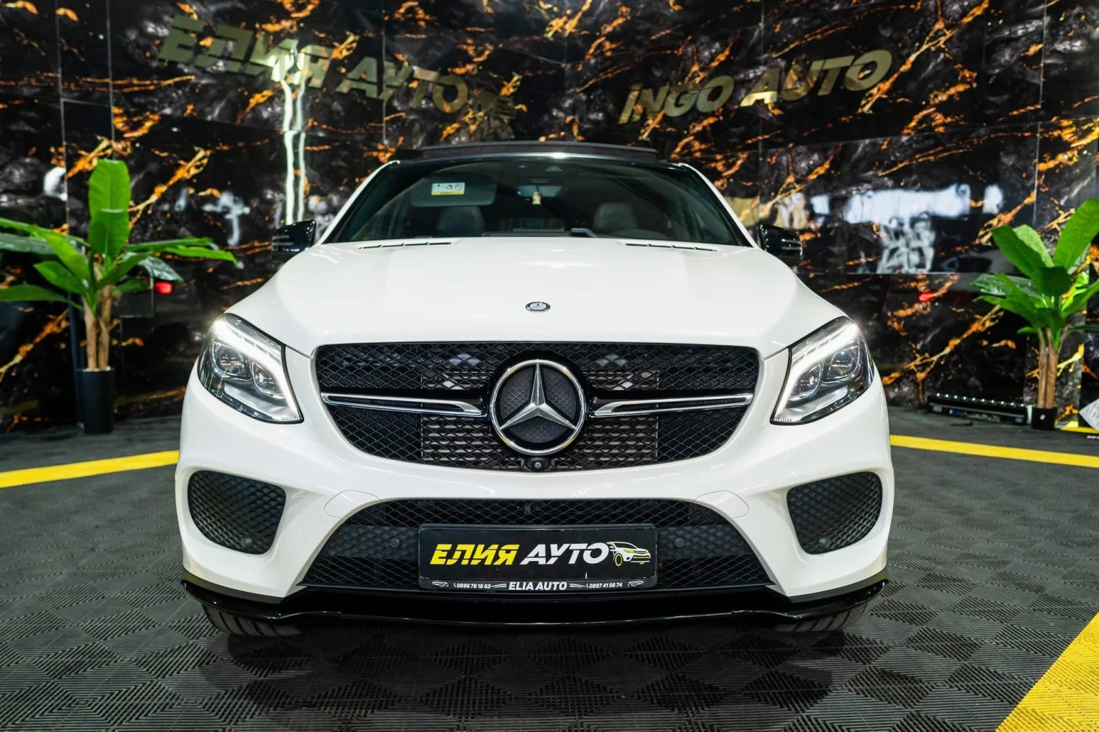 Mercedes-Benz GLE 350 D COUPE AMG LINE LED ПАНО H&K ЛИЗИНГ 100%, снимка 3 - Автомобили и джипове - 56201552
