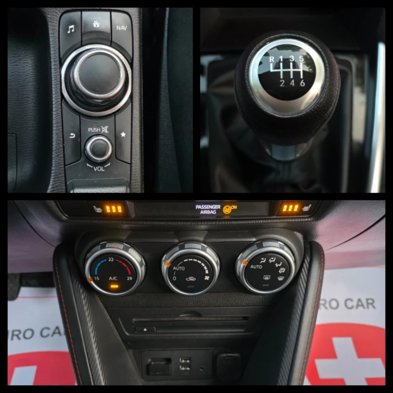Mazda 2 1.5i SkyG * 6 ск.* KEYLESS* HEAD UP* LANE ASSIST* , снимка 13 - Автомобили и джипове - 51695806