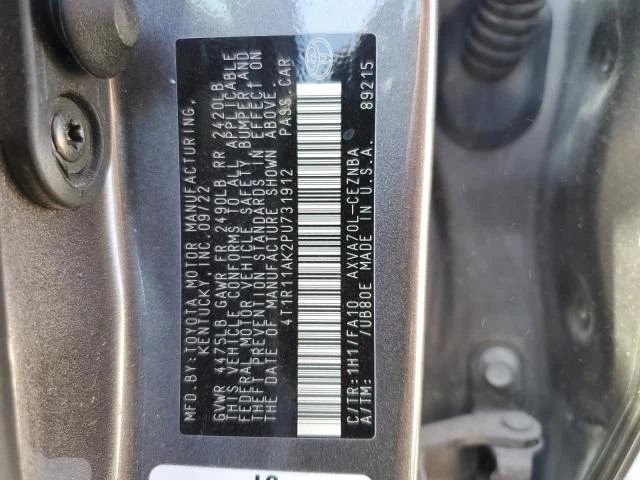 Toyota Camry LE  , снимка 12 - Автомобили и джипове - 48420729