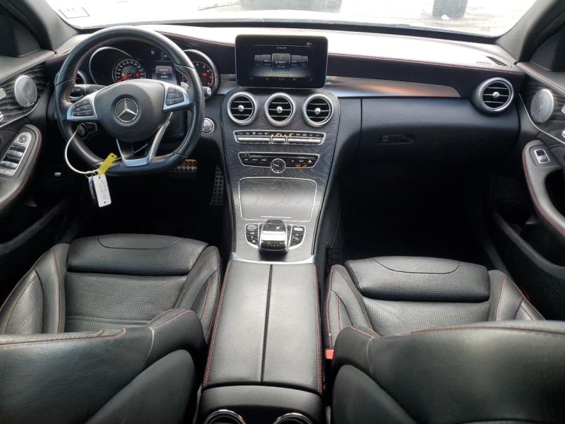 Mercedes-Benz C 450 AMG 4MATIC AMG / Панорама / Кожа / Keyless/ Burmester, снимка 8 - Автомобили и джипове - 52489630