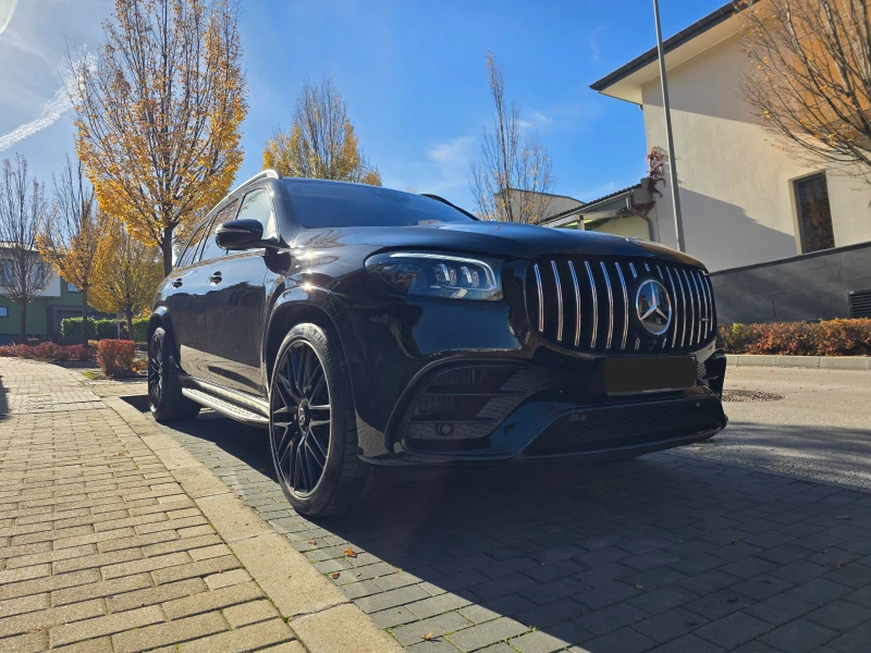 Mercedes-Benz GLS 63 AMG 4M+ Ultimate Pano Distronic 360 Camera AMG седалки, снимка 3 - Автомобили и джипове - 52311663