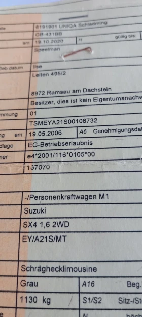 Suzuki SX4 1.6, снимка 12