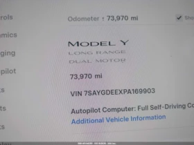 Tesla Model Y LONG RANGE* DUAL MOTOR* КОЖА* ПОДГРЕВ* ПАНОРАМА*  - 20300 € / 39703.35 лв. - 64015547 13